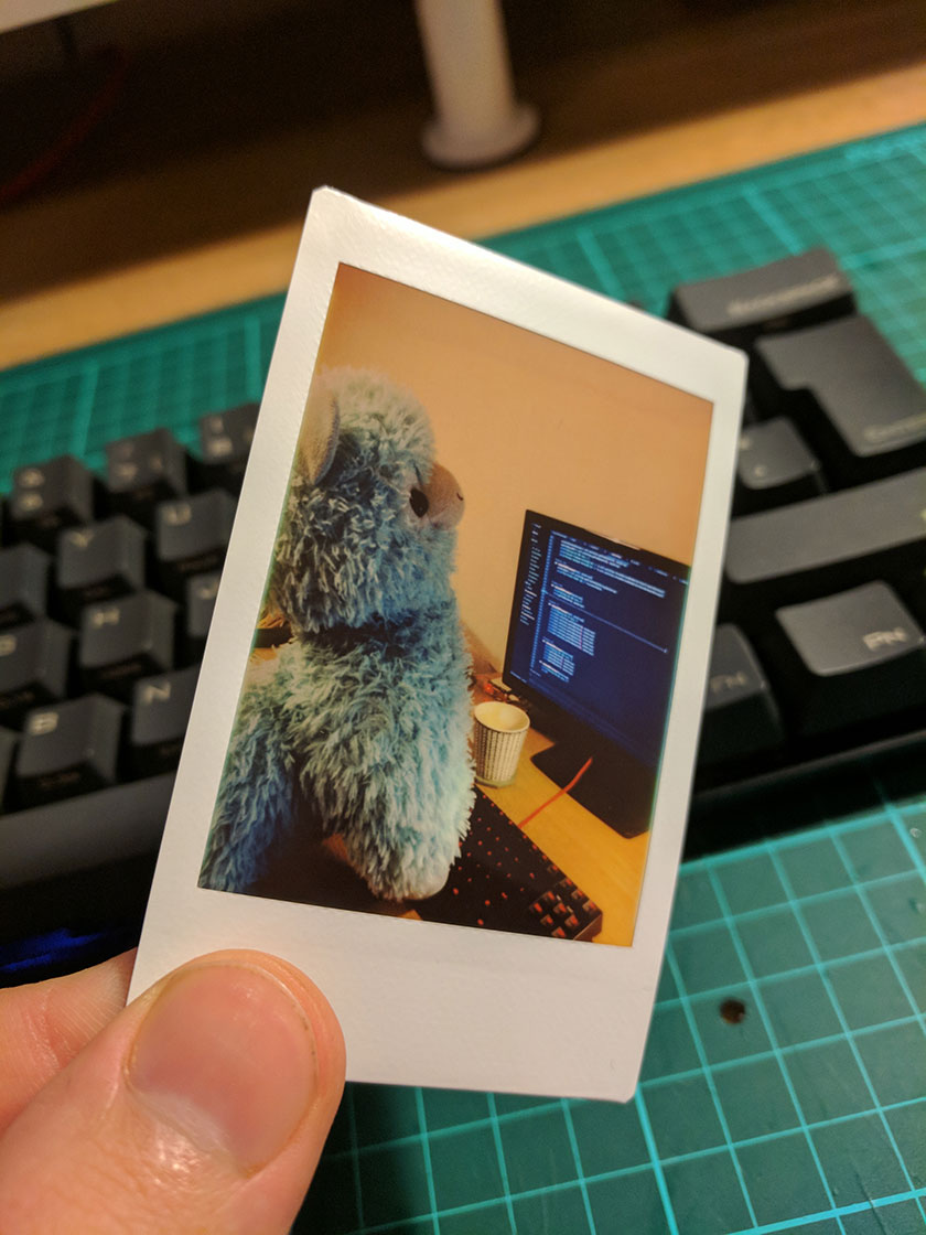 First Instax Print with the instax_api